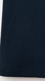 Mango leggings ribflare in navy-030