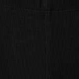 Mango leggings ribflare in black-023