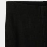 Mango leggings ribflare in black-030