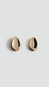 Mango earrings delta in gold