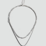 Mango necklace dallas in silver