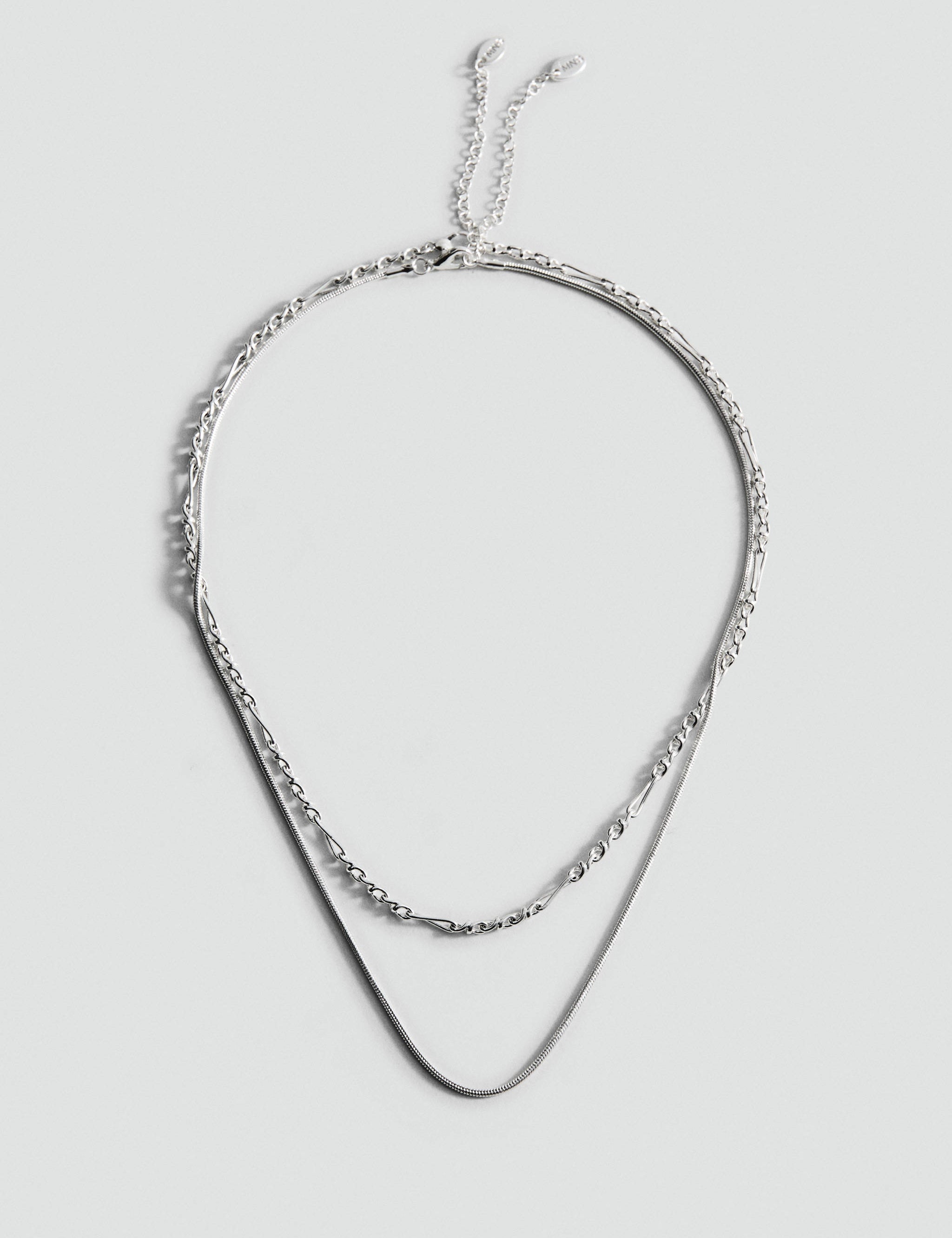 Mango necklace dallas in silver