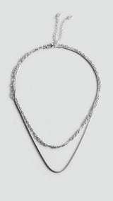 Mango necklace dallas in silver