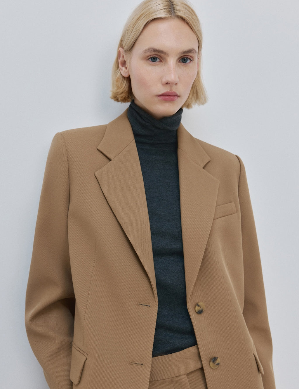 Mango blazer osaka in camel - Image 1