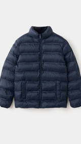 Mango puffer coat unico in navy-021