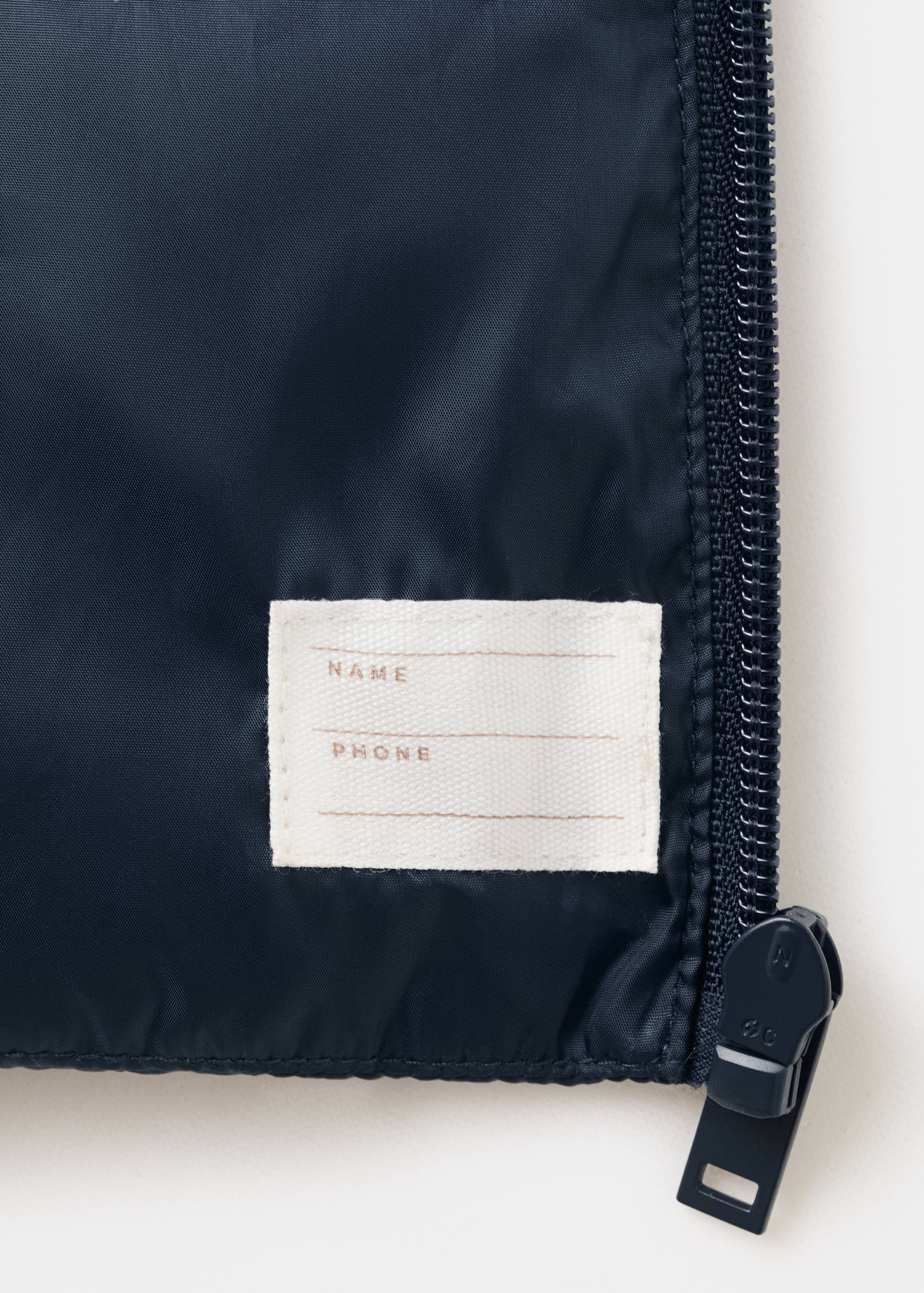 Mango puffer coat unico in navy-030
