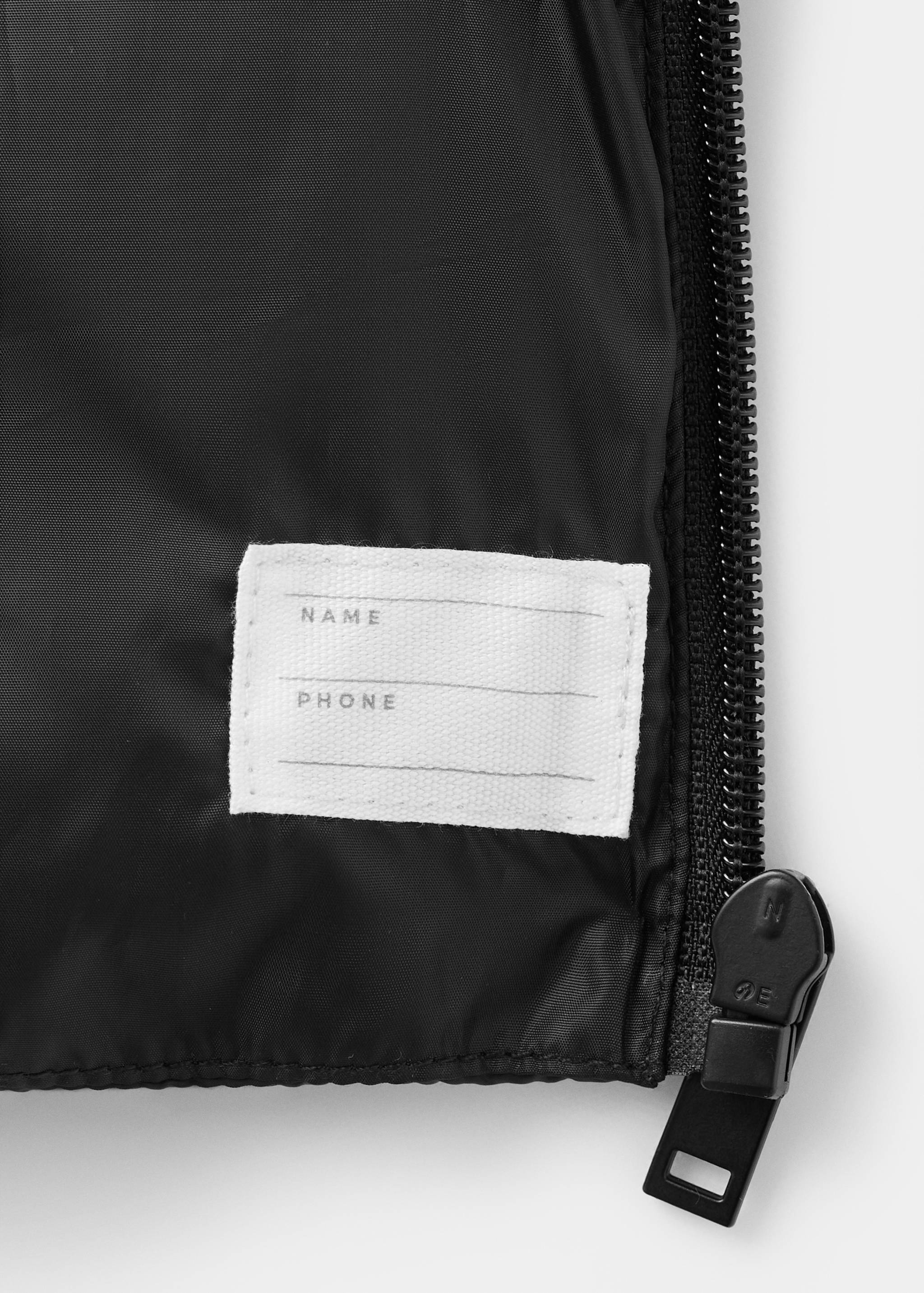 Mango puffer coat unico in black-023