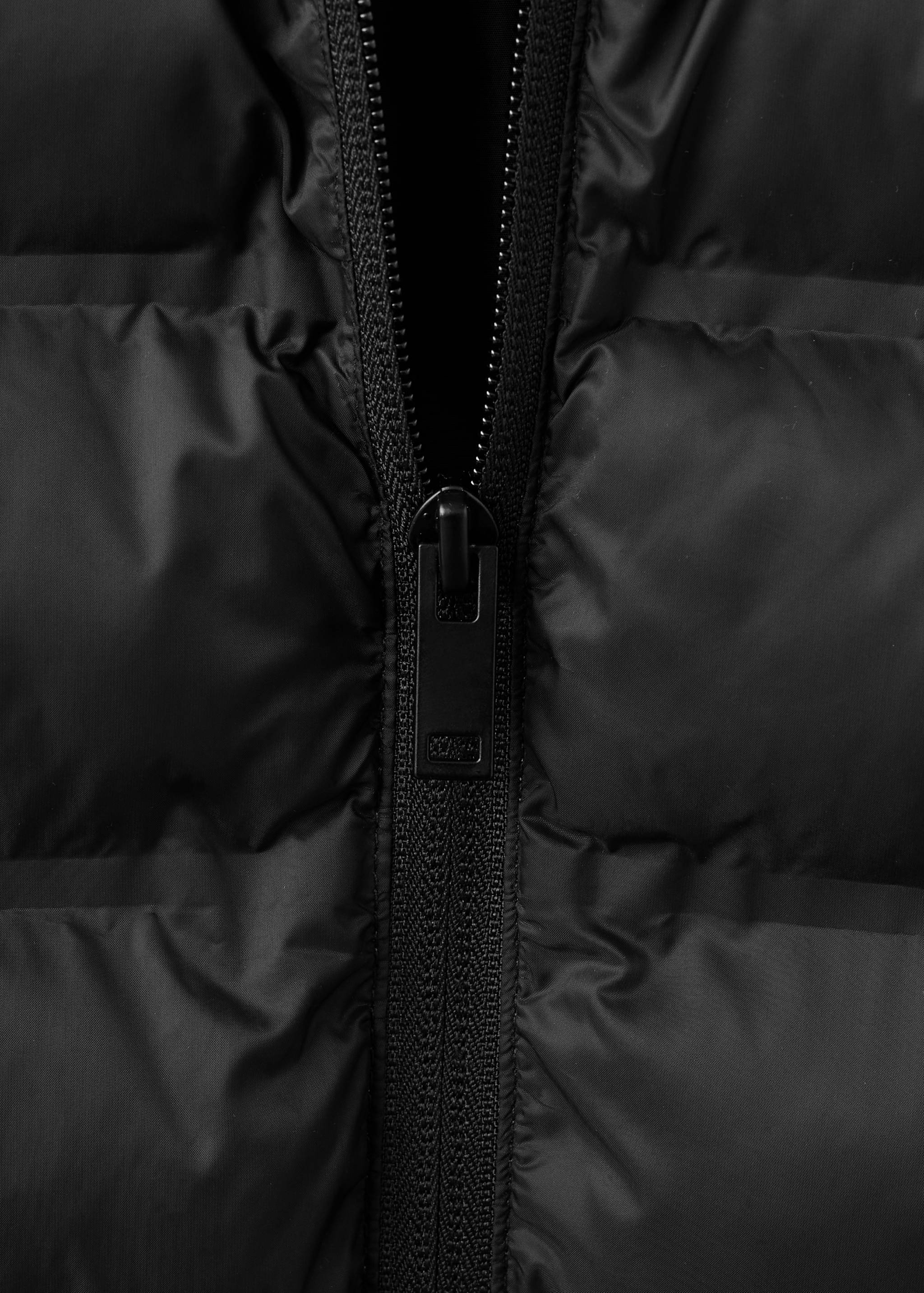 Mango puffer coat unico in black-030