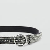 Mango belt beadsb in grey - Image 1