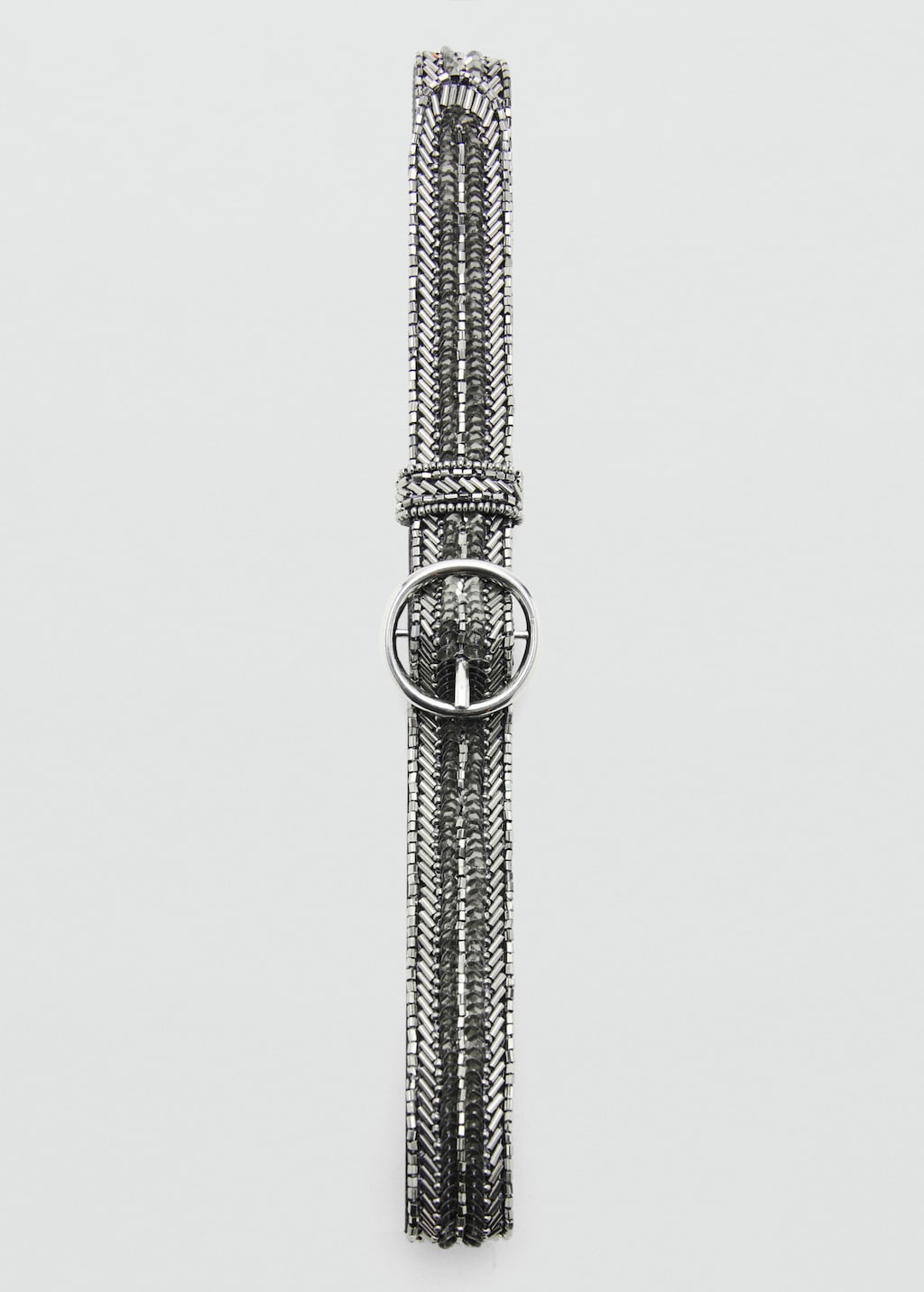 Mango belt beadsb in grey - Image 4
