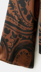 Mango blouse matilda in terracotta - Image 3