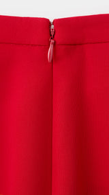 Mango trousers iguana in red-023