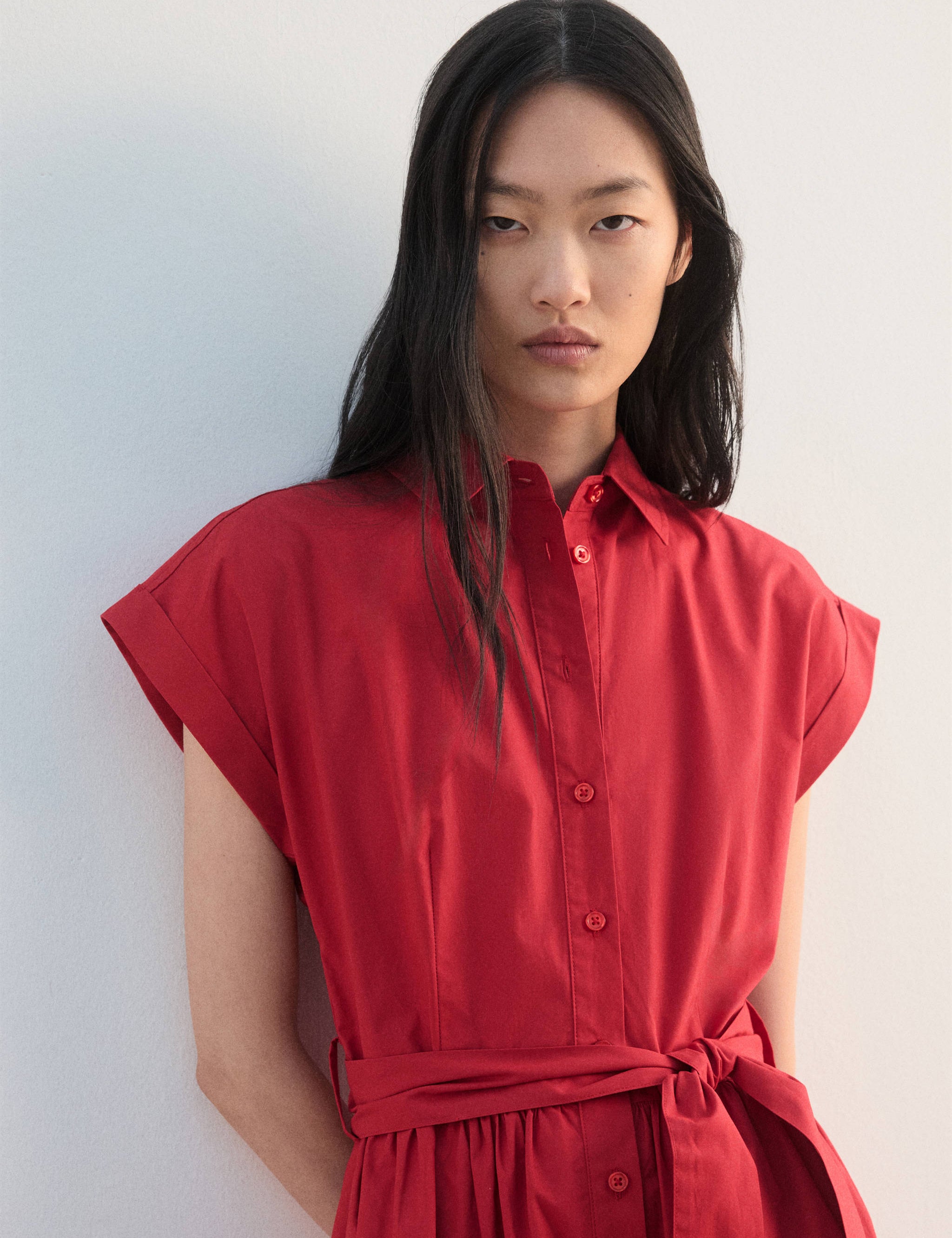 Mango dress pupi in red-002
