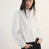 Mango blouse perle in white - Image 1
