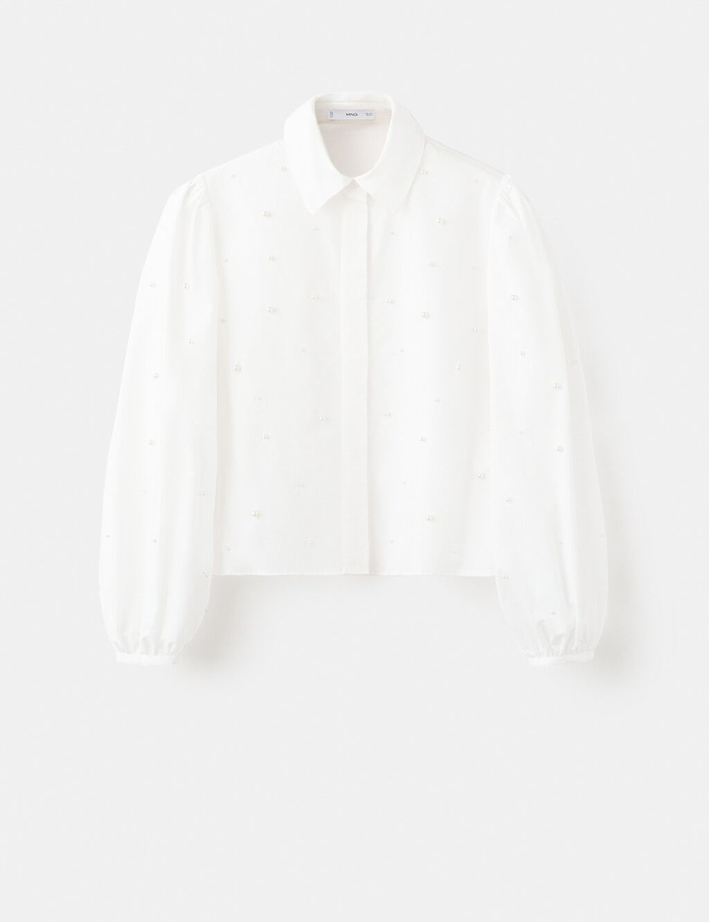 Mango blouse perle in white - Image 2