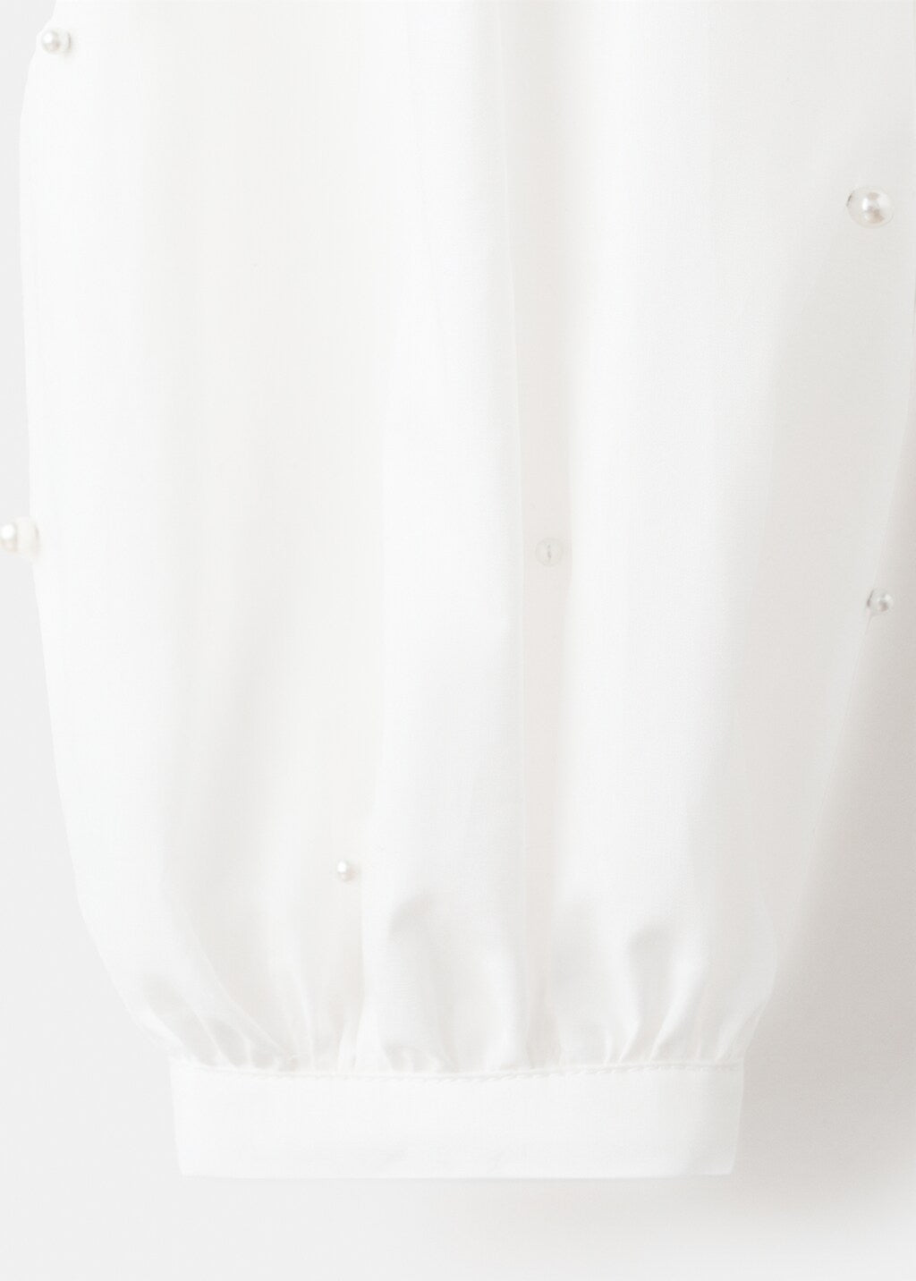 Mango blouse perle in white - Image 6