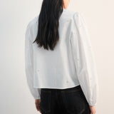 Mango blouse perle in white - Image 7