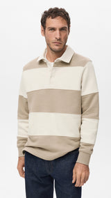 Mango sweatshirt bolar in camel - Image 1