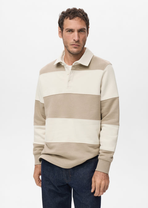 Mango sweatshirt bolar in camel