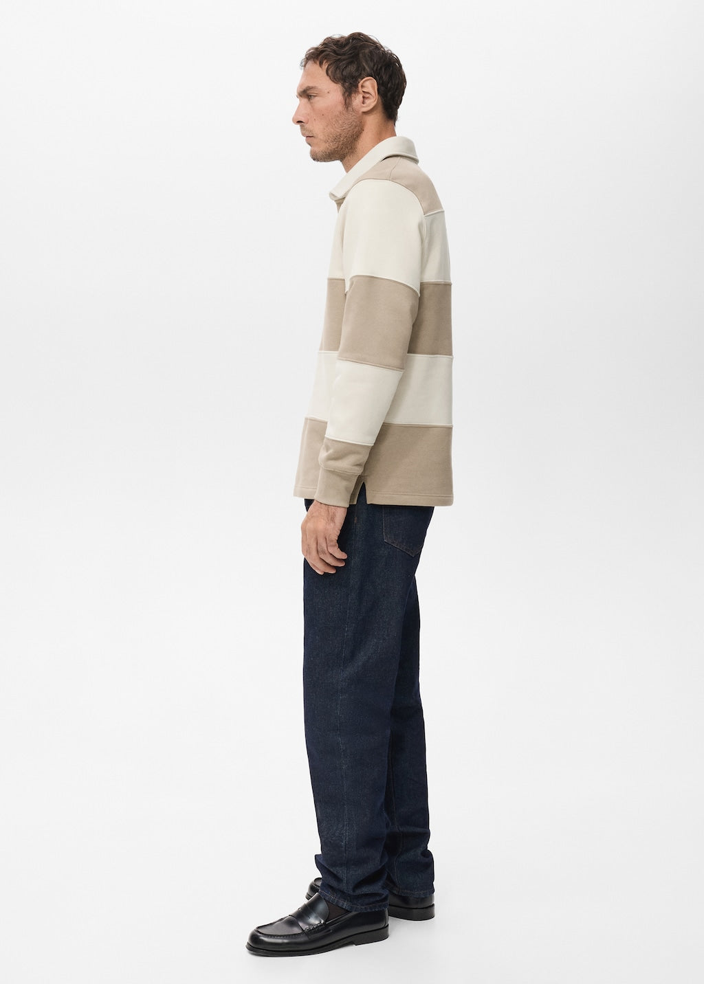 Mango sweatshirt bolar in camel - Image 4