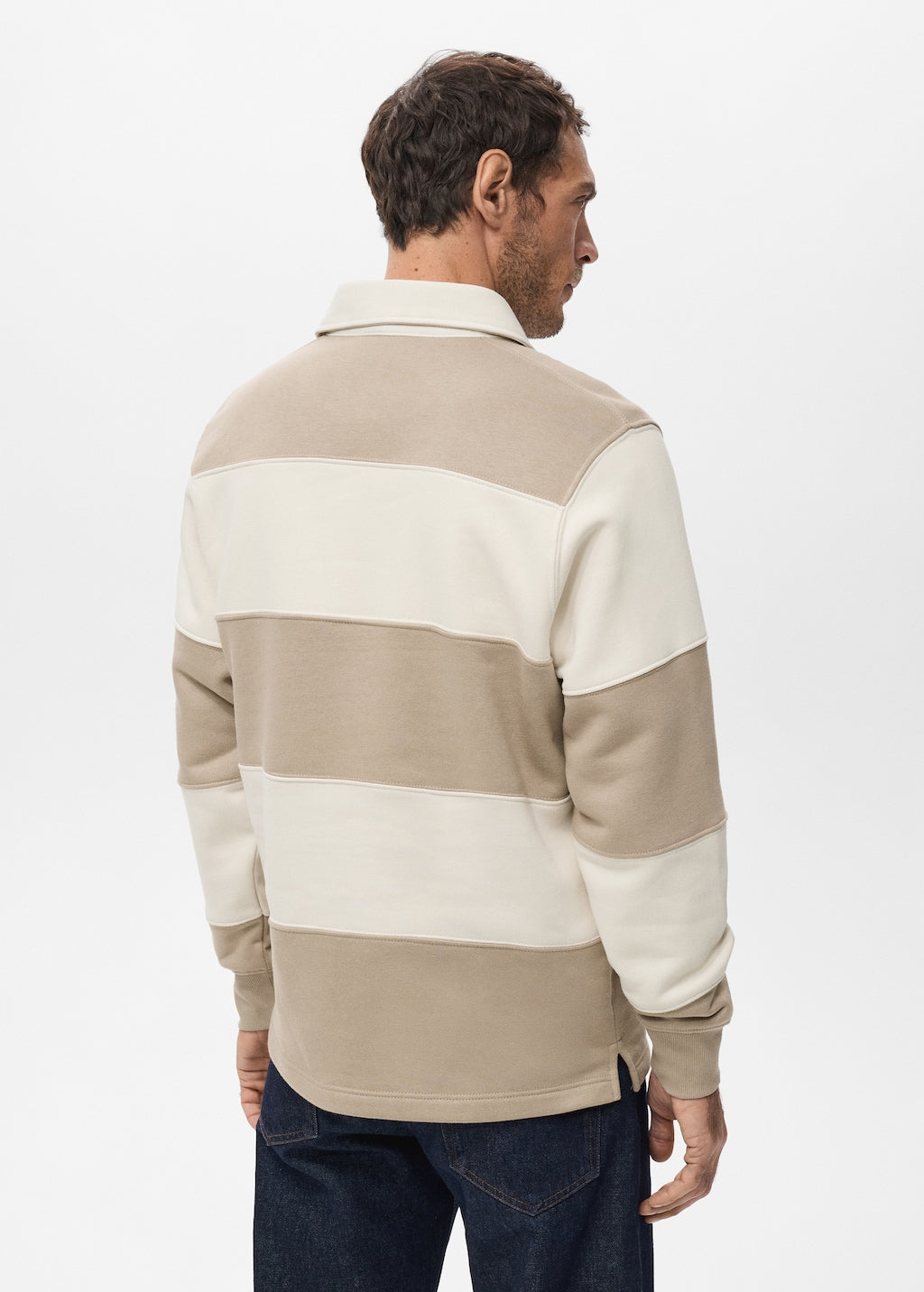 Mango sweatshirt bolar in camel - Image 7