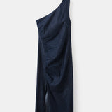 Mango dress marine in soft denim - Image 2