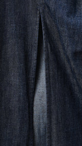 Mango dress marine in soft denim - Image 3