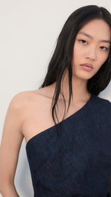 Mango dress marine in soft denim - Image 4