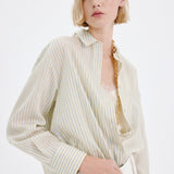 Mango shirt poke in pastel yellow - Image 1