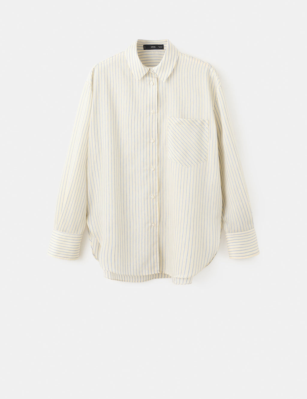 Mango shirt poke in pastel yellow - Image 2