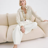Mango shirt poke in pastel yellow - Image 5