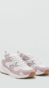 Mango trainers daisy in pastel pink - Image 1