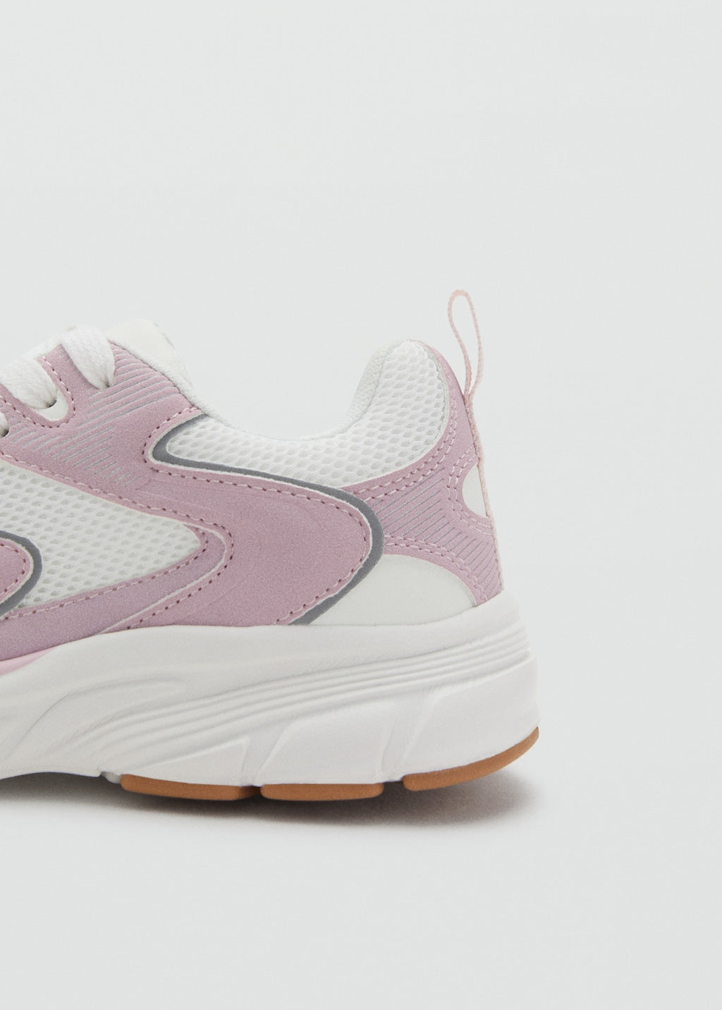 Mango trainers daisy in pastel pink - Image 3