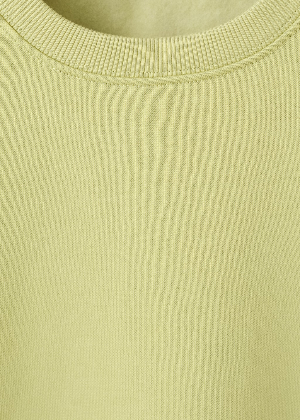 Mango sweatshirt edisco in lime - Image 4
