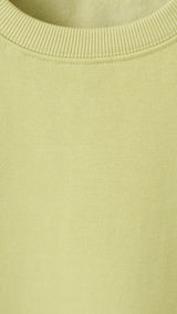 Mango sweatshirt edisco in lime - Image 4