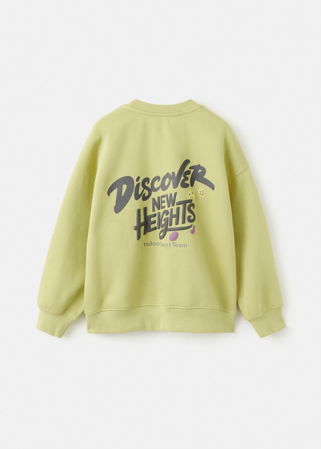 Mango sweatshirt edisco in lime - Image 5