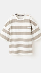Mango t-shirt eget in mole - Image 1