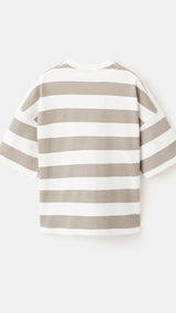 Mango t-shirt eget in mole - Image 5