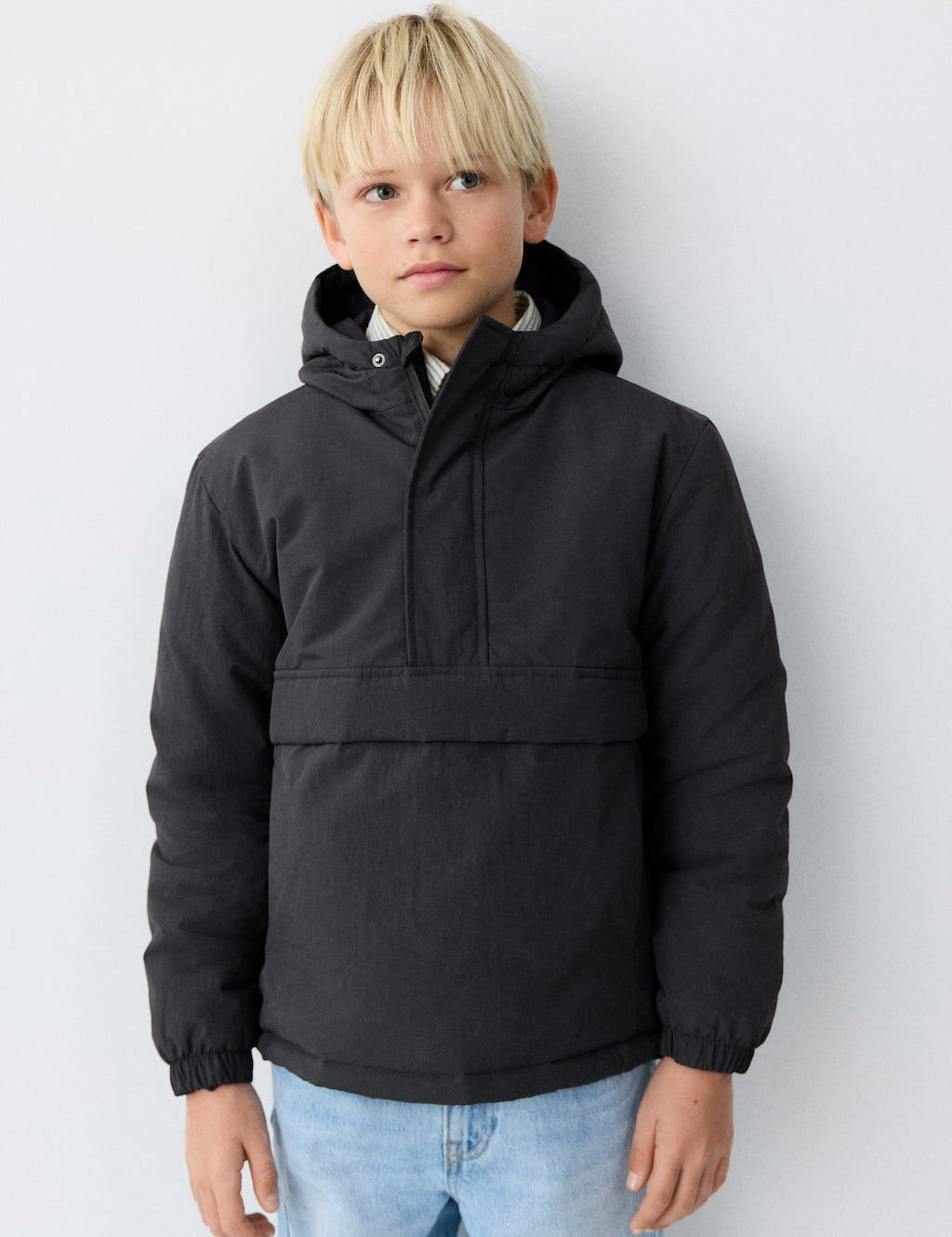 Mango puffer coat jupiter in anthracite - Image 1