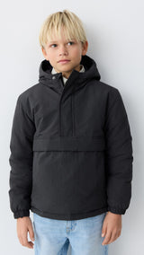 Mango puffer coat jupiter in anthracite - Image 1