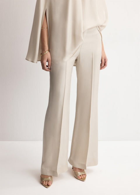 Mango trousers fleur in stone