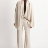 Mango trousers fleur in stone - Image 6