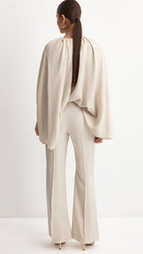 Mango trousers fleur in stone - Image 6