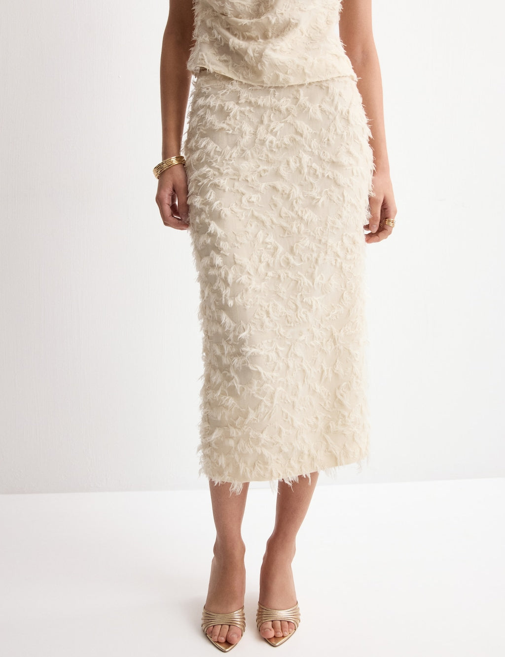 Mango skirt copito in raw - Image 1