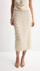 Mango skirt copito in raw - Image 1