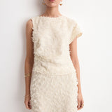 Mango skirt copito in raw - Image 4