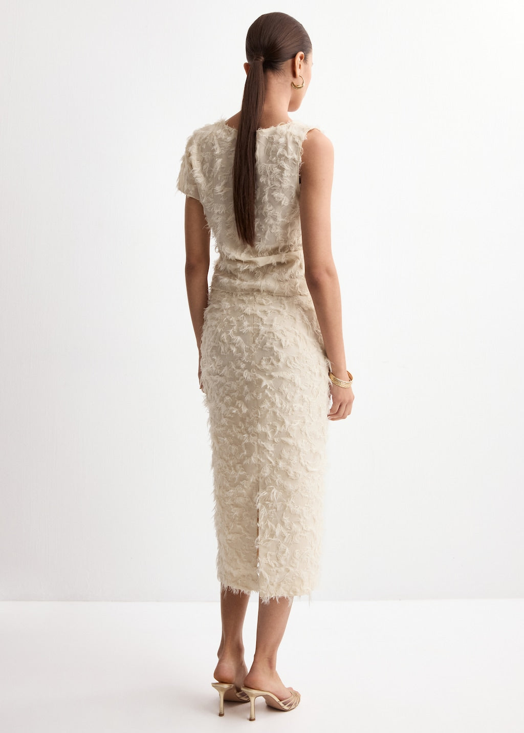 Mango skirt copito in raw - Image 6