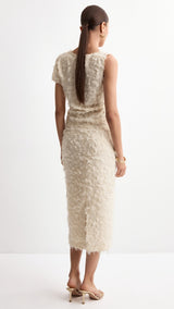 Mango skirt copito in raw - Image 6
