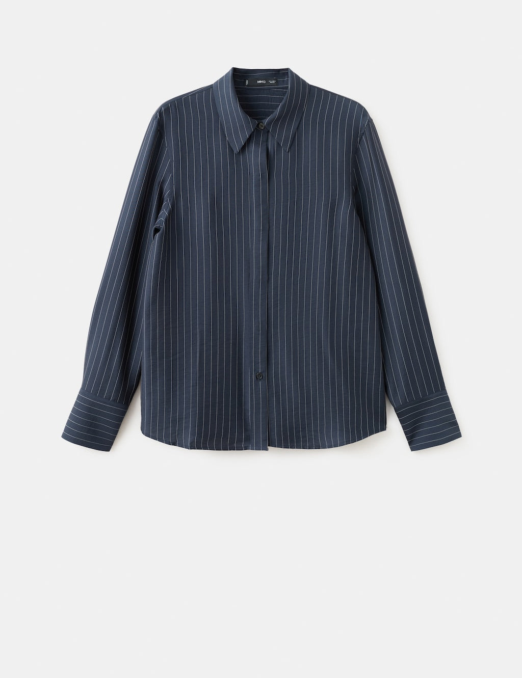 Mango shirt beli in navy - Image 2