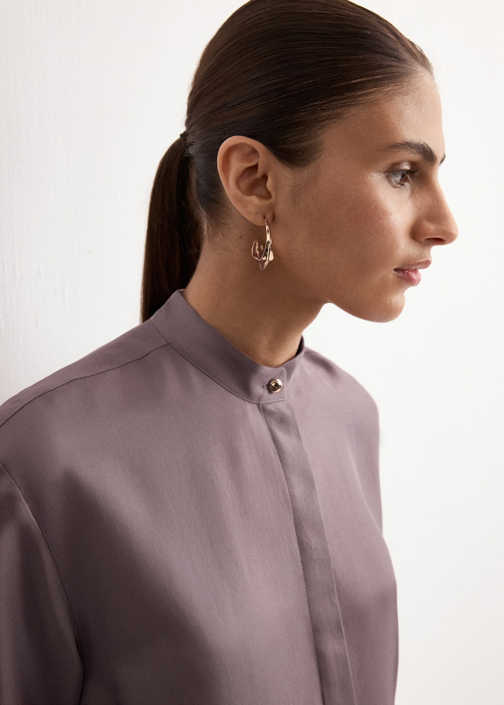 Mango shirt mina in pastel pink - Image 4